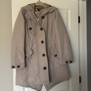 Burberry Brit Hooded Coat with Removable Liner | Size 4